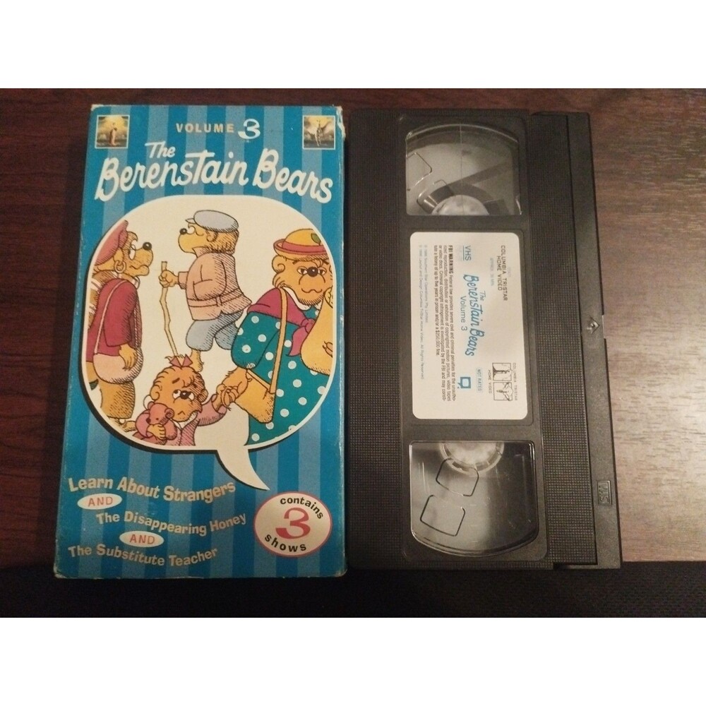 The Berenstain Bears Vol 3 VHS NTSC Full Screen NR 1999 Columbia TriStar